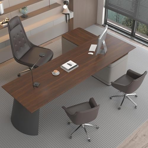 BOMENG Dark Brown Walnut Wood Grain Contact Paper Peel and Stick Wallpaper - Image 4
