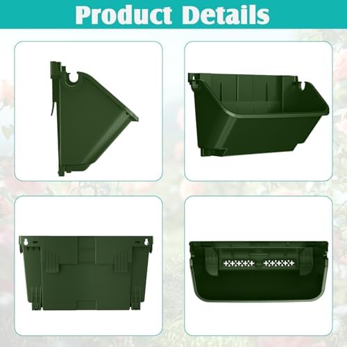 Vertical Wall Planter, 4 Packs Self Watering Wall Planters - Image 7
