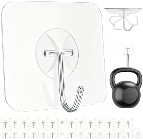 Latoxcaa Heavy Duty Adhesive Wall Hooks by Latoxcaa-SpaceMaster