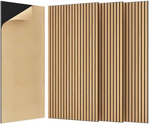 TONOR Large Acoustic Panels Self Adhesive-4 Pack 47.2" X 23.6" X 0.35" by TONOR
