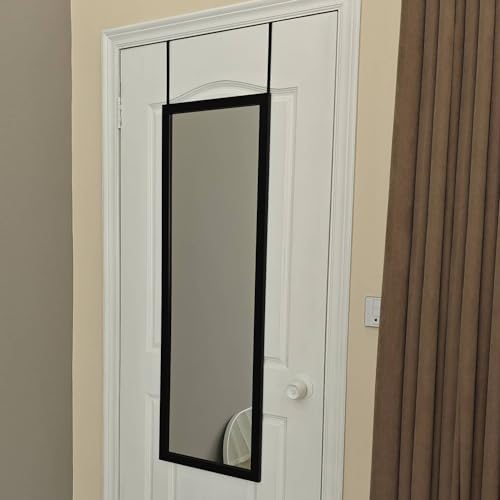 whitebeach Full Body Length Door Hanging Wall Mounted Mirror Over the Door - Image 6
