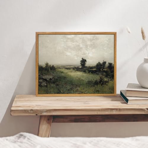 KBKBART Framed Canvas Wall Art, The Vast Grassland Wall Decor 12x16inch - Image 6