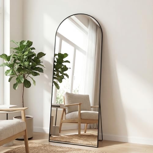 Sweetcrispy 56"x21" Arched Full Length Mirror, Full Body Mirror - Image 2