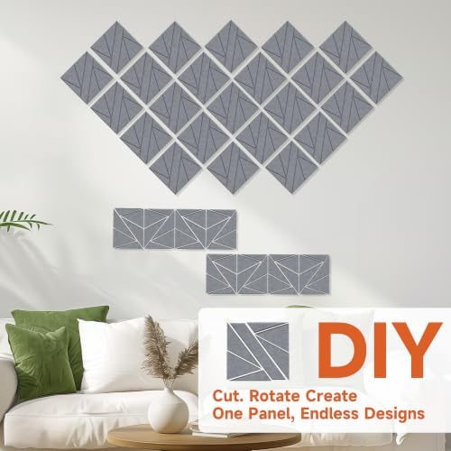 Acoustic Panels, 12 Pack Sound Proof Foam Panels - Image 4