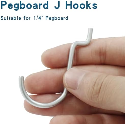 Metal Pegboard J Hooks - Image 4
