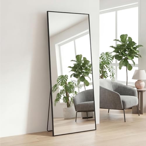 Full Length Floor Mirror 65"x24", Body Standing Mirror by Aidoly
