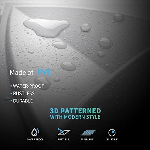 Art3d Waterproof 3D Textured PVC Decorative Wall Panels - Image 5