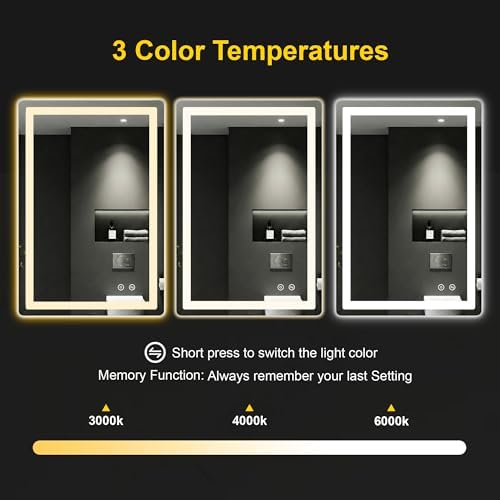 LED Bathroom Mirror with Lights - Image 6