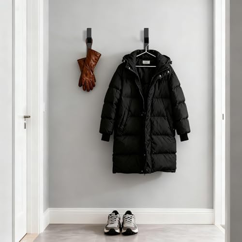 Heavy Duty Wall Hooks for Hanging, 40 lbs Single Coat Hooks & Towel Hooks Wall - Image 6