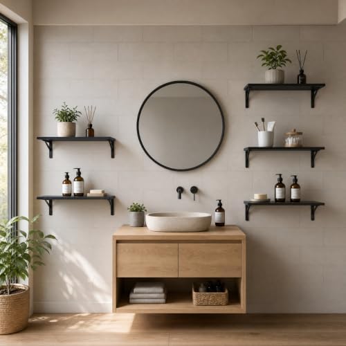 Floating Shelves for Wall Set of 5 - Image 6