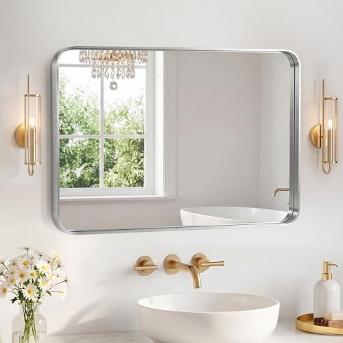 Sweetcrispy Bathroom Mirror 32x24 Inch, Vanity Mirror by Sweetcrispy