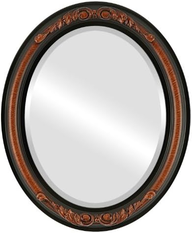 OVALCREST Oval Beveled Wall Mirror by OVALCREST