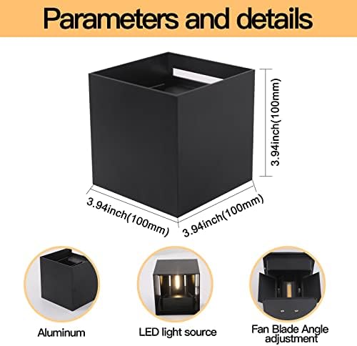 Mille Lucciole 4 Pack Outdoor Wall Lights Exterior/Interior LED Wall Sconces - Image 4