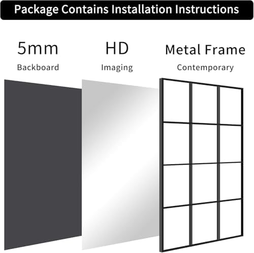 Dewfig Rectangle Wall Mirror - Image 7
