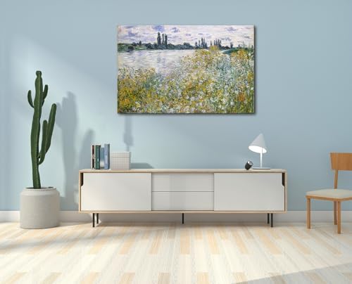 Flowers on the Banks of Seine near Vetheuil by Claude Monet - Image 2