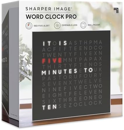 Sharper Image® LED Word Clock Pro - Image 5