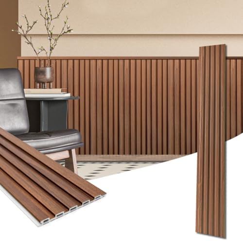 Art3d 48 x 6 Inch WPC Wood Slat Wall Panels, 3D Wall Accents by Art3d