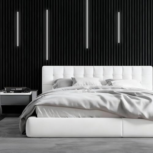 RITOLLO 10 Pack WPC Slat Wall Panels, 90.6" x 6.6" Fluted 3D Accent Wall - Image 7