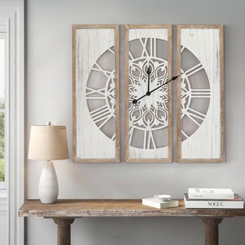 RiteSune Unique 30" Wall Clock for Living Room Decor - Image 5