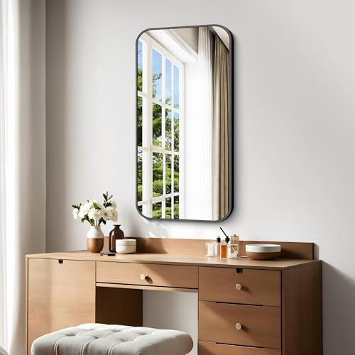 BONEWEI 20x36 inch Bathroom Mirror 2-Pack, Wall Mounted Bathroom Frame Vanity - Image 5