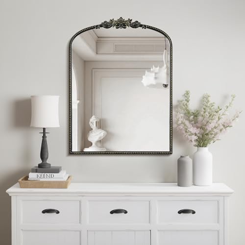 WallBeyond Black Vintage Mirror - Image 2