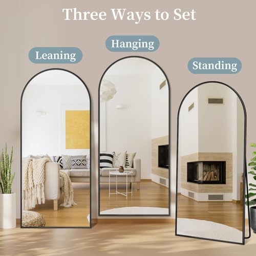 71"x28" Arched Full Length Mirror - Image 6