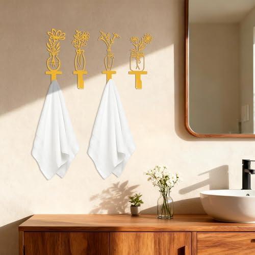 Metal Flower Wall Hooks - Image 6