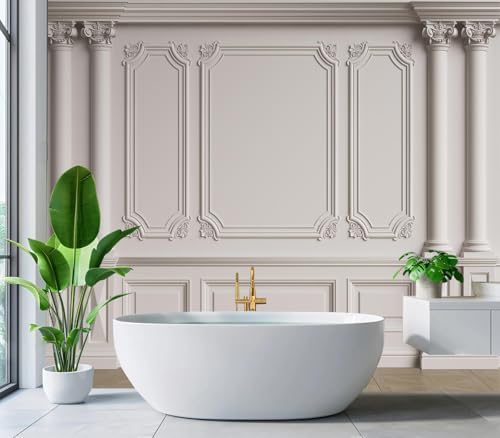 Elegant 3D Classic Wall Pillar Panel Peel Stick Wallpaper - Image 4