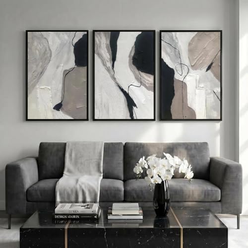 3D Textured Abstract Boho Wall Art by HUANGXUWEIYI