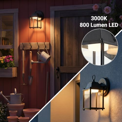 LIT-PaTH Outdoor Wall Light Fixture, LED 3000K, 1 Pack - Image 3