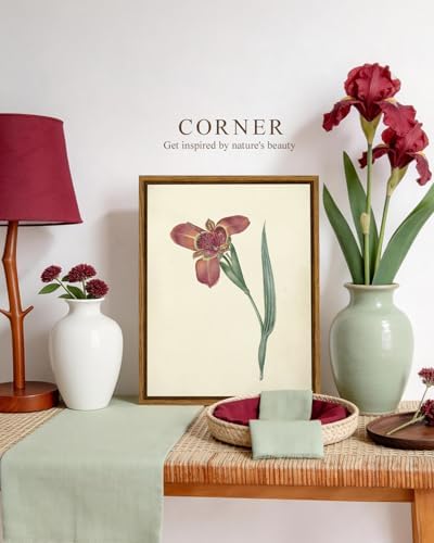 VIYYIEA Vintage Orchid Wall Art Botanical Flower Print 8x10 Inch - Image 5