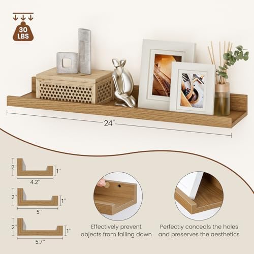 Heimlove 24 Inch Picture Ledge Shelf - Image 2