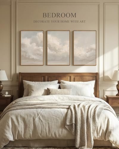 InSimSea Oversized Vintage Landscape Art, Cloud Picture - Image 3