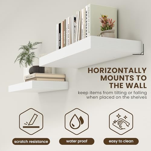 FLYJOE 12 Inch Deep Floating Shelves - Image 7