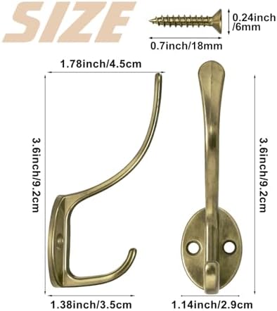 Homanu 14 Pack Coat Hooks Wall Mounted - Image 5