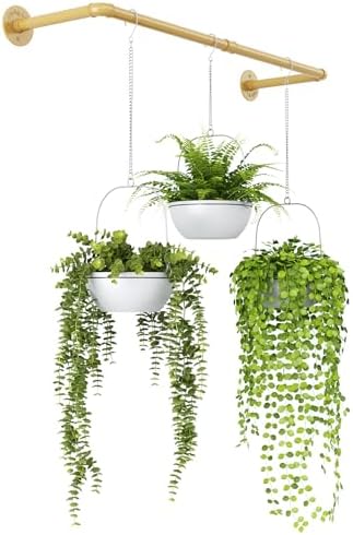 Bamworld Hanging Planters for Indoor Plants Plant Hanger Indoor by Bamworld
