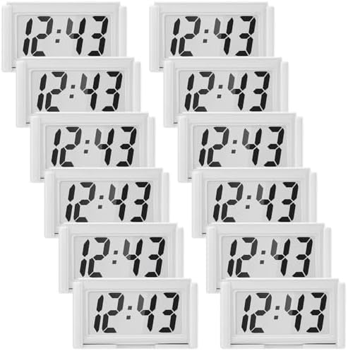 Frienda 12 Pieces Mini Small Digital Clock Stick On by Frienda