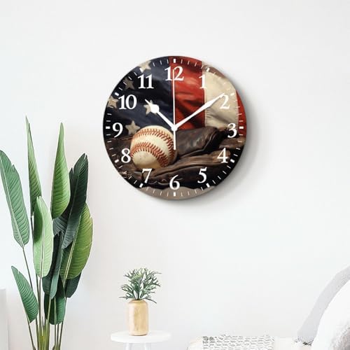 Battery Operated Quartz Wall Clocks Non-Ticking Silent Modern Wall Clocks - Image 4
