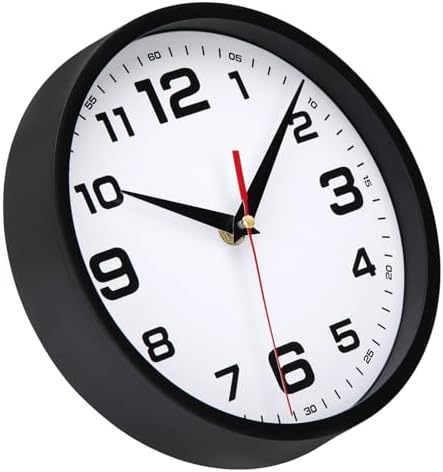 Wall Clock Silent Non-Ticking 12 Inch Clocks Battery Operated - Image 4