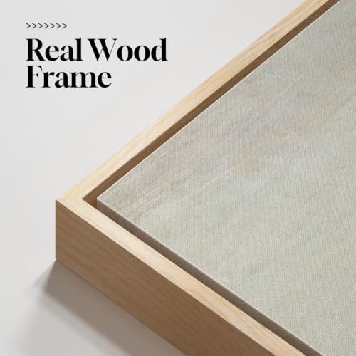 Framed Sage Green Abstract Landscape Wall Art - Image 6
