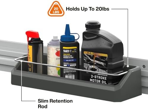 Klein Tools 54863MB MODbox Wall Narrow Shelf, Modular Tool Storage Rack - Image 4