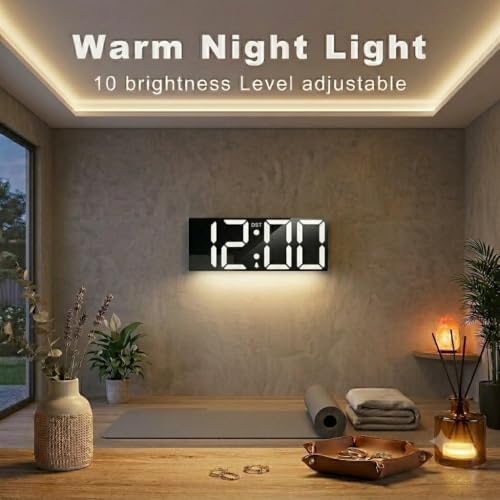 JALL 22" Large Digital Wall Clock - Image 2