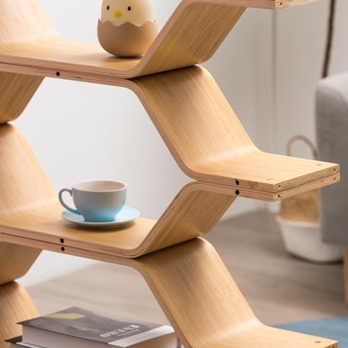 Honeycomb Bookshelf Hexagon Floating Shelves Storage Shelf Solid Wood Freely - Image 6