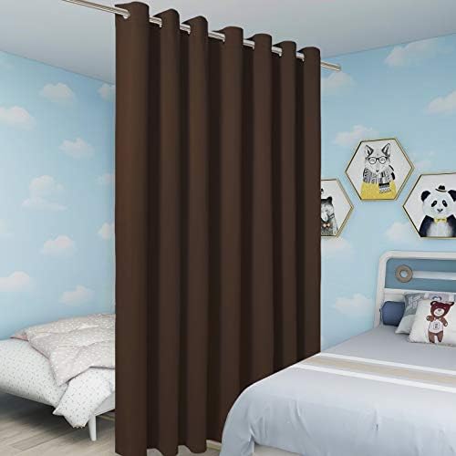 BONZER Extra Wide Room Divider Curtain Screen Partitions - Image 4