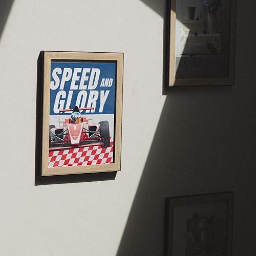 InkFlow Posters Racing Car Canvas Poster - Image 4