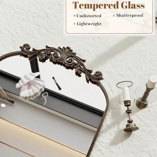 Dewfig Arched Full Length Mirror - Image 2