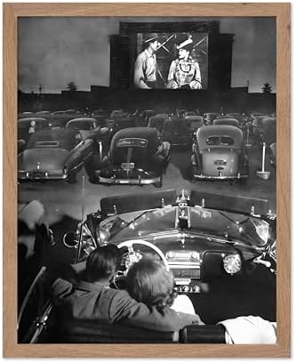 Poster Master Drive In Movie Theater Poster by PosterMaster