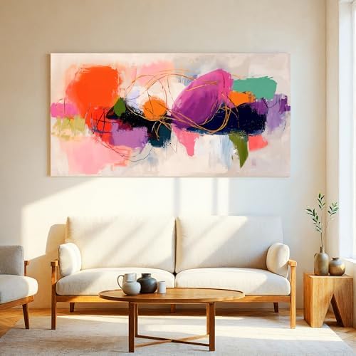 Modern Colorful Graffiti Abstract Wall Art - Image 6