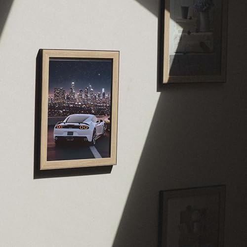 InkFlow Posters City Skyline Sports Car Canvas Poster - Image 4
