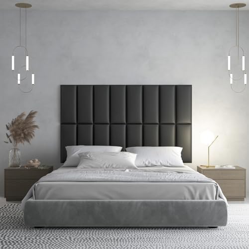 Art3d 6-Pack Peel and Stick Upholstered Headboard, 9.84 x 23.62 in - Image 2